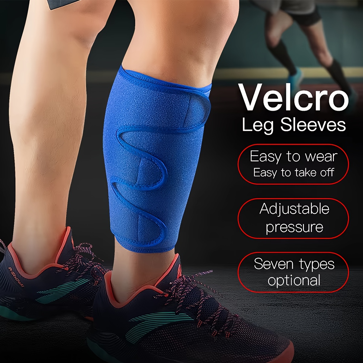 Seated Calf Raise - 1PC Sport Shin Guard Crossfit Adjustable