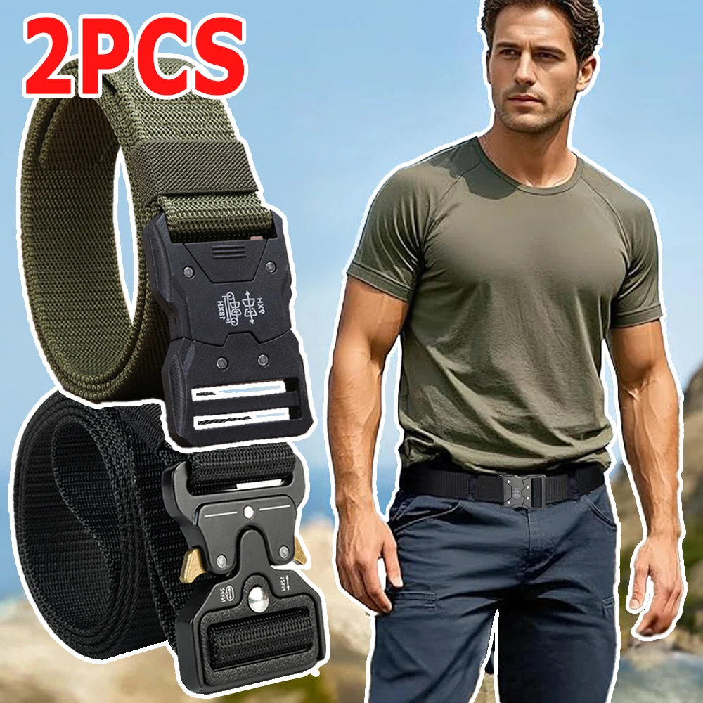 Battle Rope Heavy - 2PCS - Men's Tactical Belt, Army