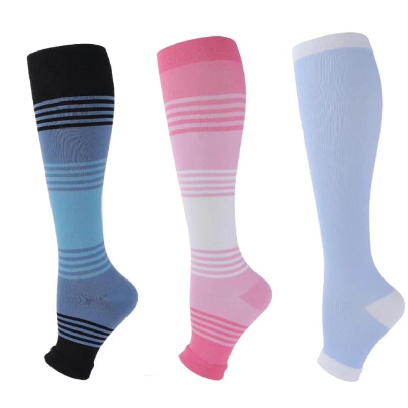 Seated Calf Raise - Open Toe Knee High Calf Compression