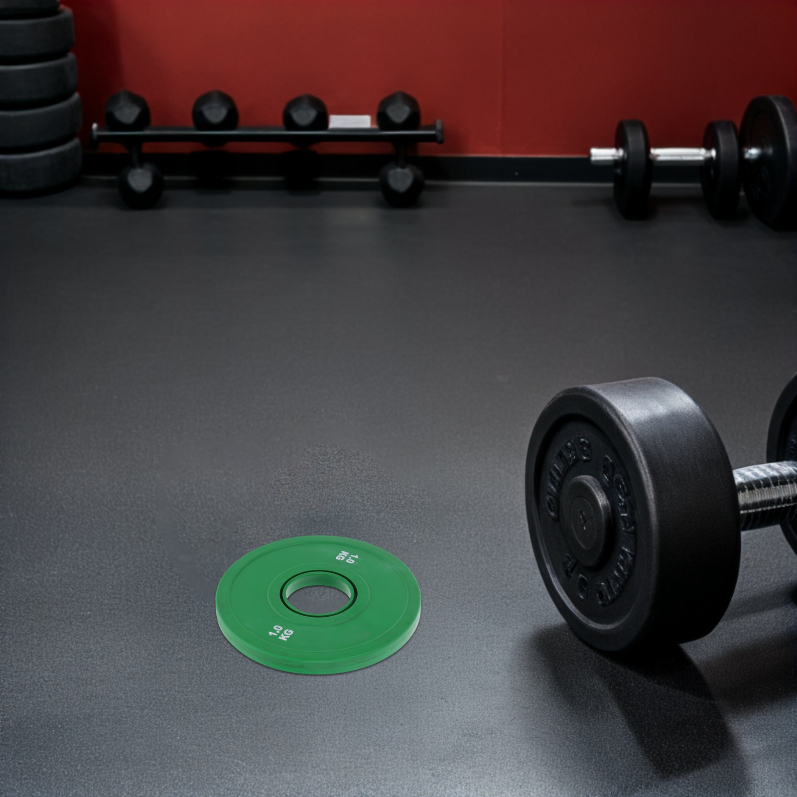 Weight Plate Bumper - Rubber Weight Plates Barbell 1Kg Colored