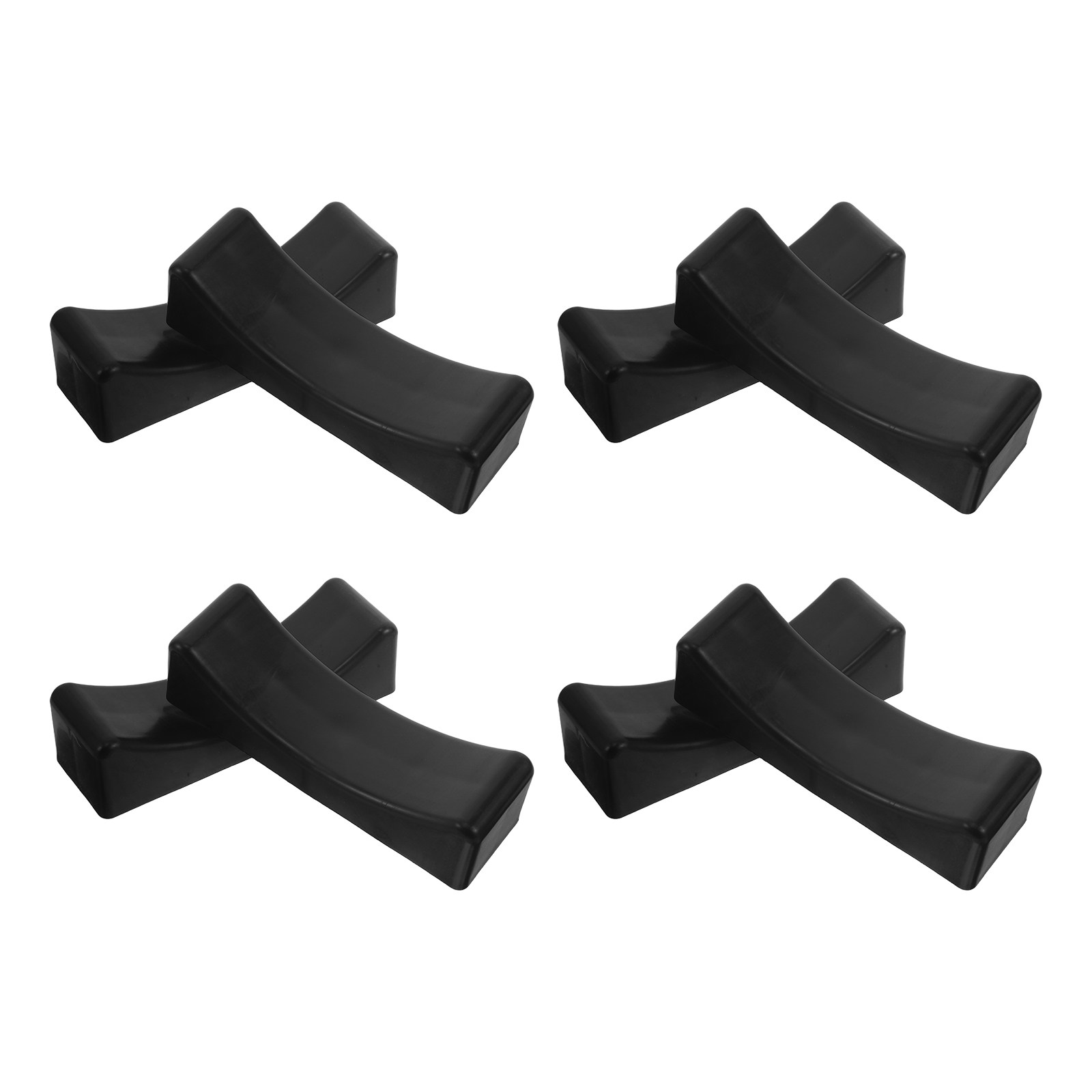 Home Gym Designs - 8Pcs Dumbbell Storage Saddles Hollow Design