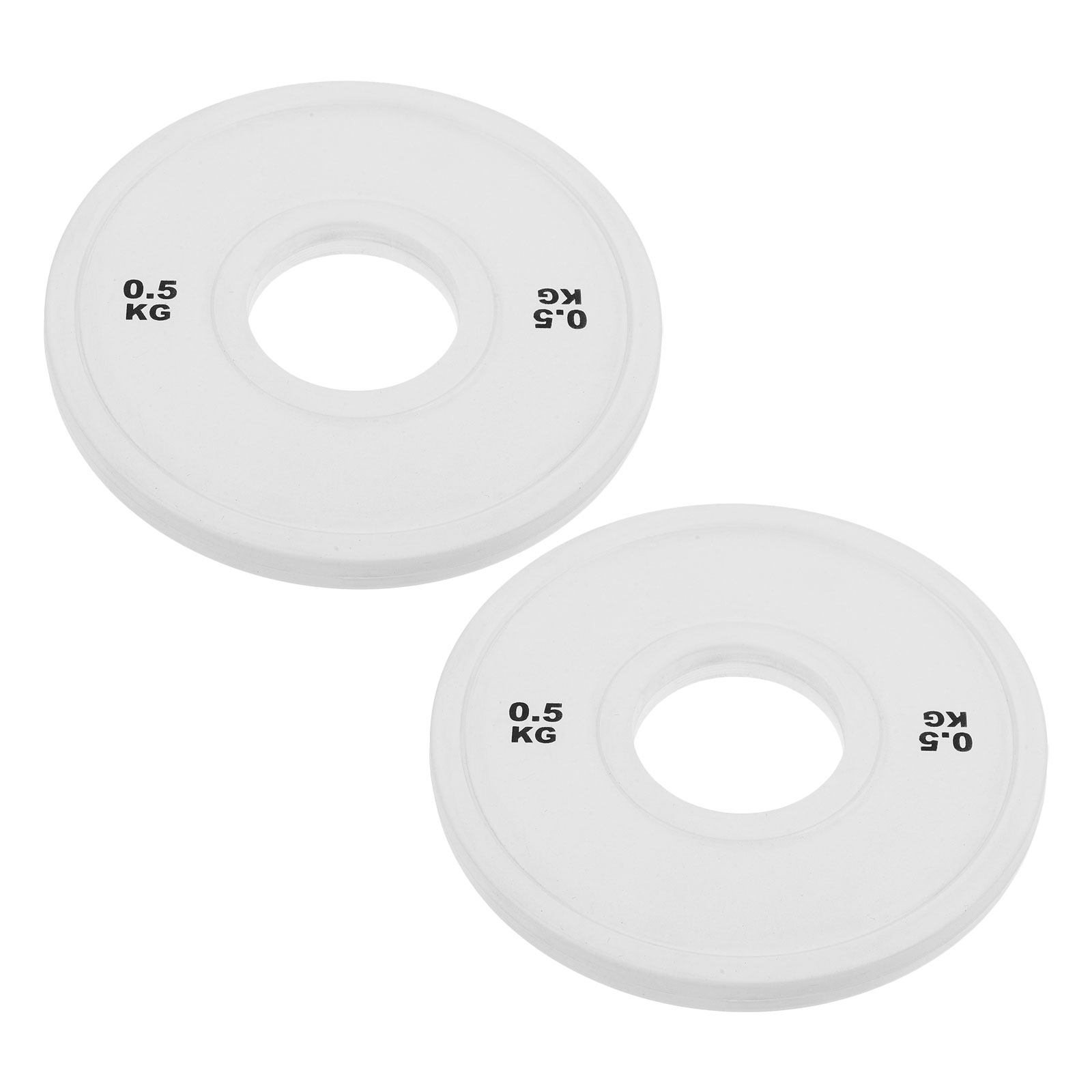 Weight Plate Bumper - 2 Pcs Barbell Weight Plates Rubber