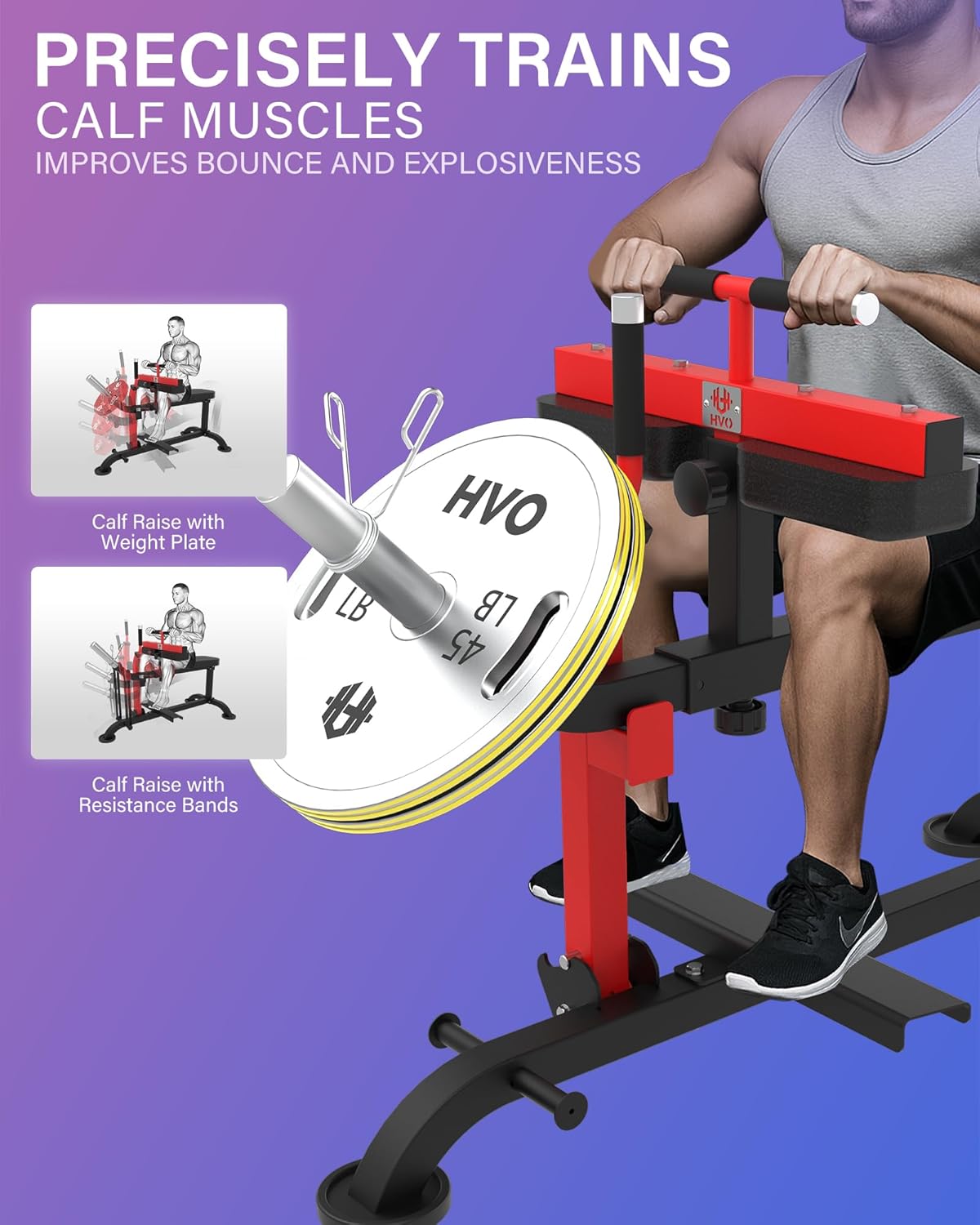 Home Gym, Calf Workout, Sturdy - Seated Calf Raise 评论和价格