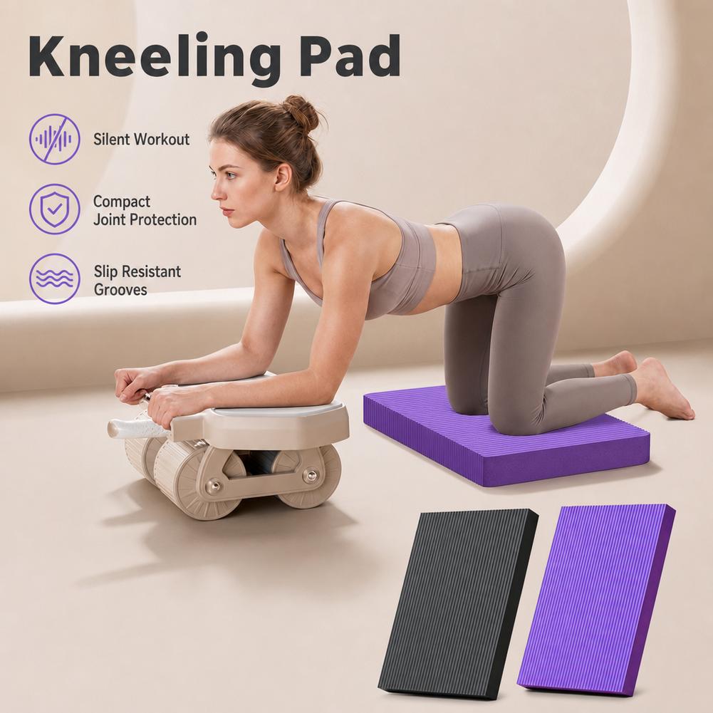 Thick Yoga Knee Pad Mat Non Sl - Ab Roller Wheel 评论和价格
