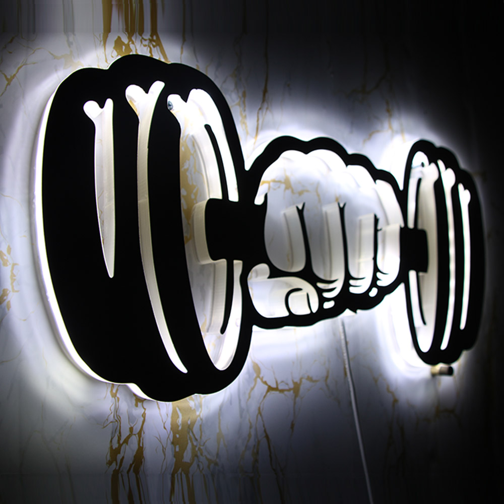 Dumbbells Strength LED Wall Li - Home Gym Dumbbell Workout 评论和价格