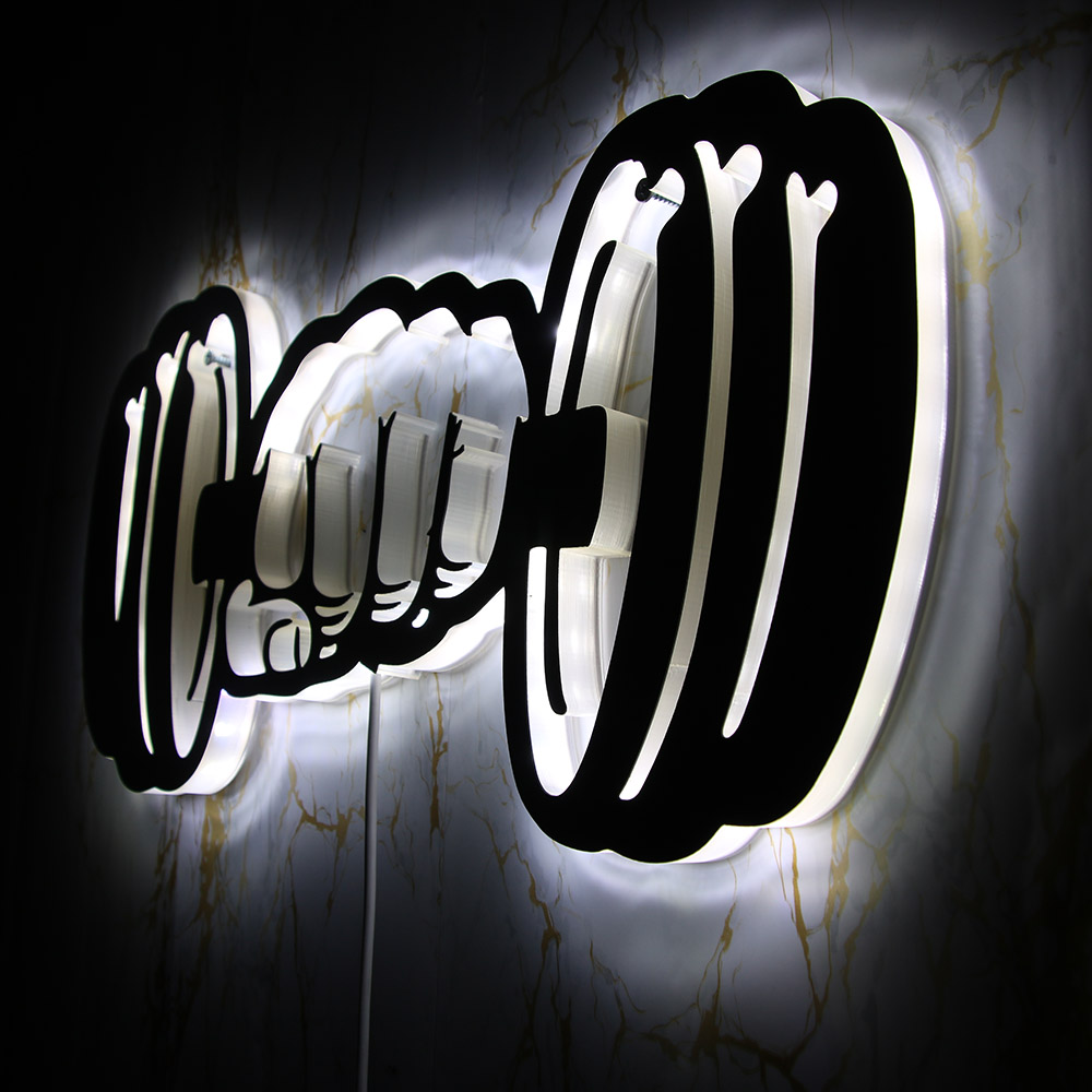 Dumbbells Strength LED Wall Li - Home Gym Dumbbell Workout 评论和价格