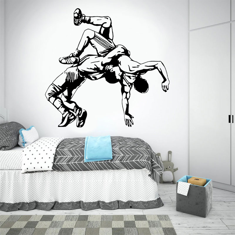 Wrestling Throw Wall Decals Vi - Home Gym Aesthetic 评论和价格
