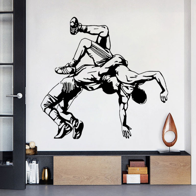Wrestling Throw Wall Decals Vi - Home Gym Aesthetic 评论和价格
