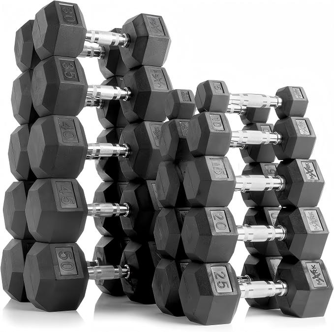 Premium Rubber Coated Hex Dumb - Home Gym Build 评论和价格