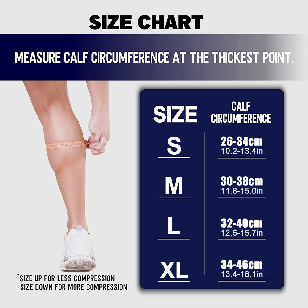 1Pair Leg Compression Socks,Ca - Seated Calf Raise 评论和价格
