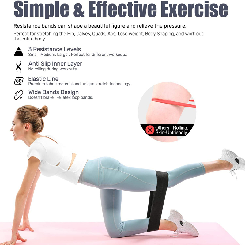 3PCS Women Men Fabric Resistan - Home Gym Outfit 评论和价格