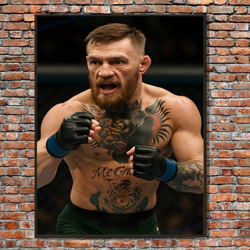 C-Conor Mcgregor Poster Home G - Home Gym Wallpaper 评论和价格