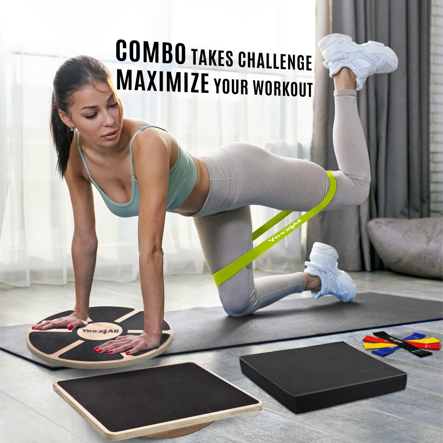 Versatile Wooden Wobble Balanc - Wobble Board Balance 评论和价格