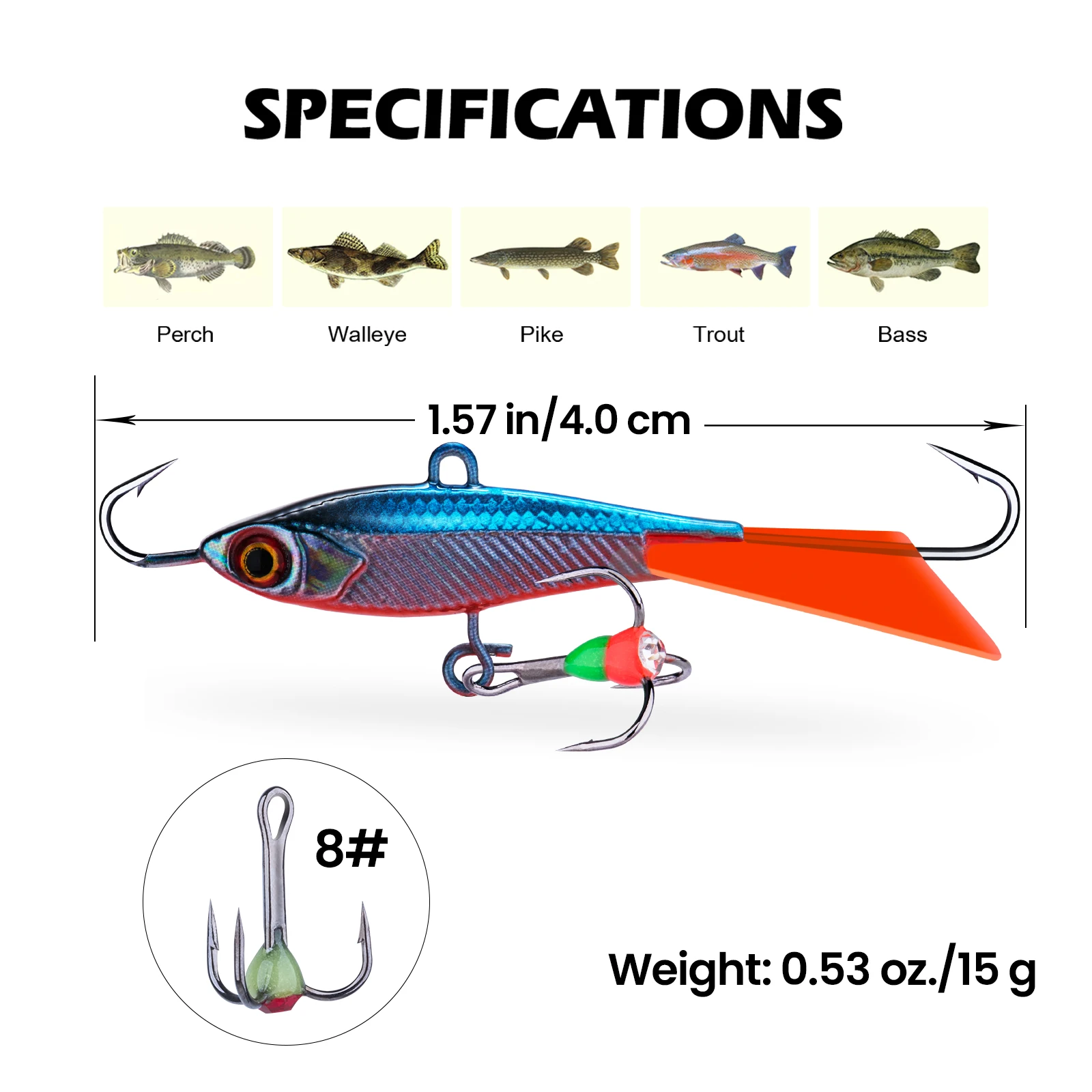 Goture Ice Fishing Lure Winter - Wobble Board Balance 评论和价格