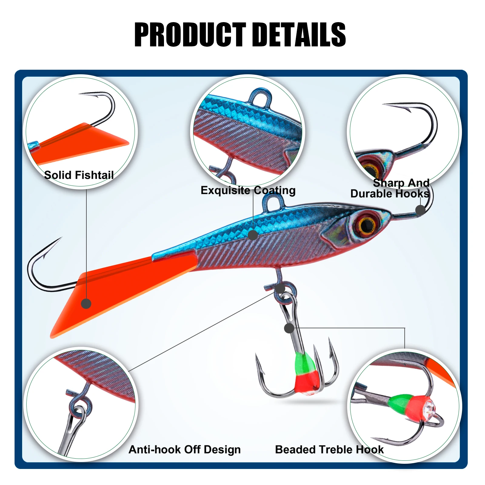 Goture Ice Fishing Lure Winter - Wobble Board Balance 评论和价格