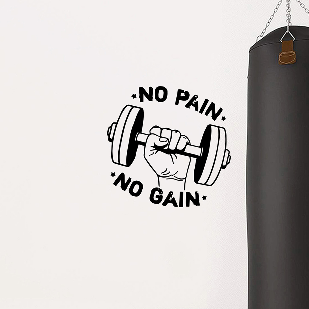 1pc no pain no gain wall stick - Home Gym Wallpaper 评论和价格