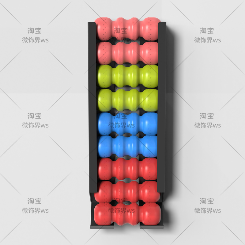 ‌Wall Mounted Sports Ball Rack - Home Gym Yoga Storage 评论和价格