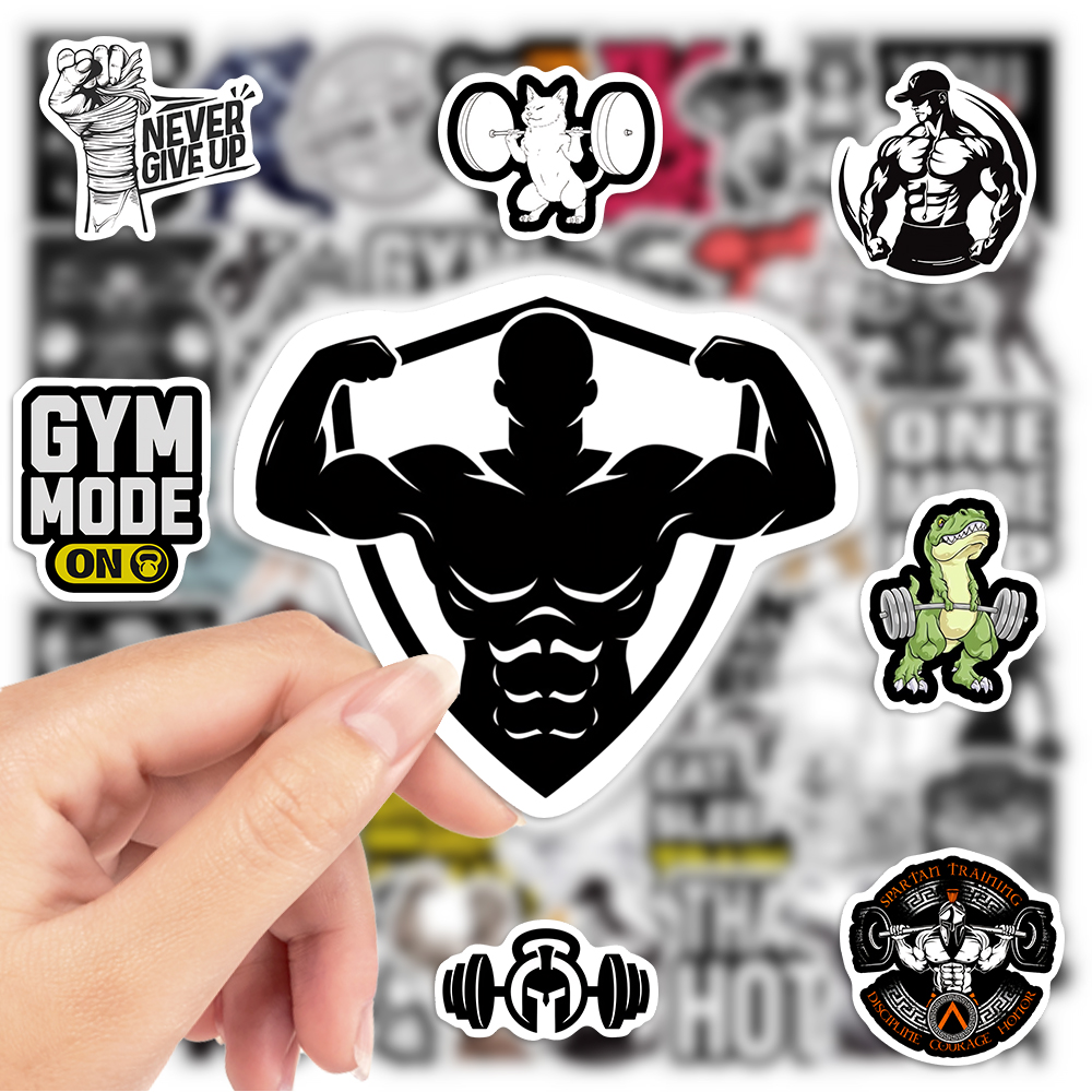 Fitness GYM Stickers Vinyl Wat - Home Gym Aesthetic 评论和价格