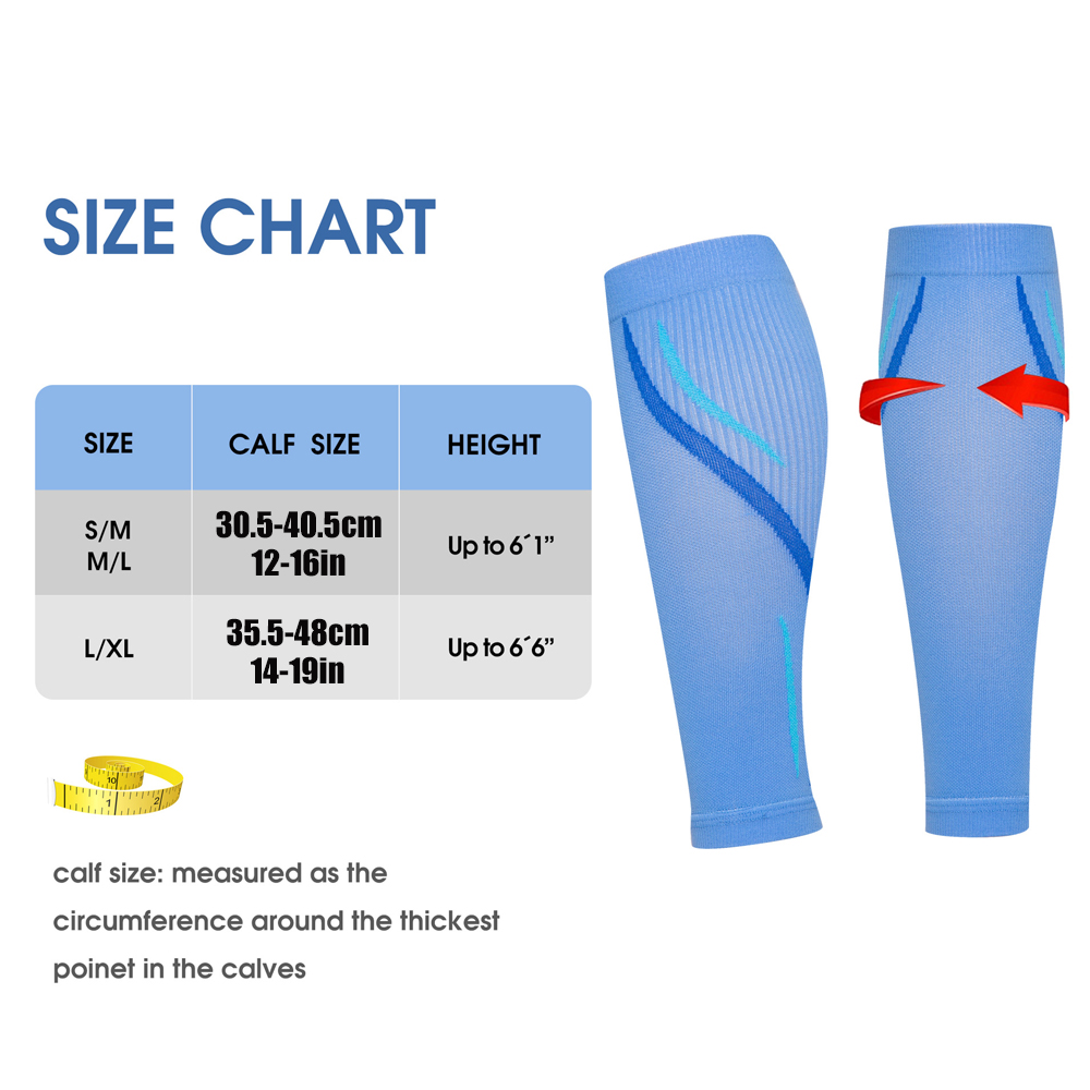1 Pair Calf Compression Sleeve - Seated Calf Raise 评论和价格