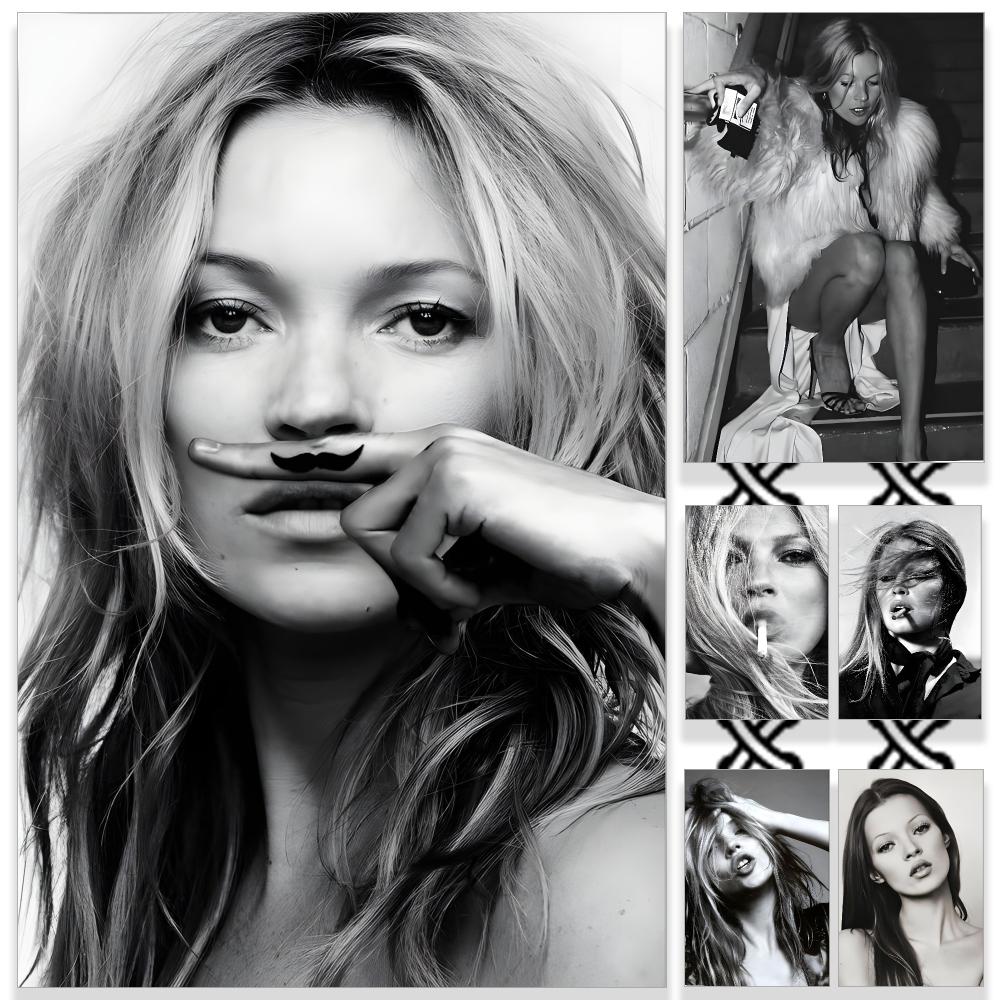 Celebrity K-Kate Moss Poster H - Home Gym Aesthetic 评论和价格