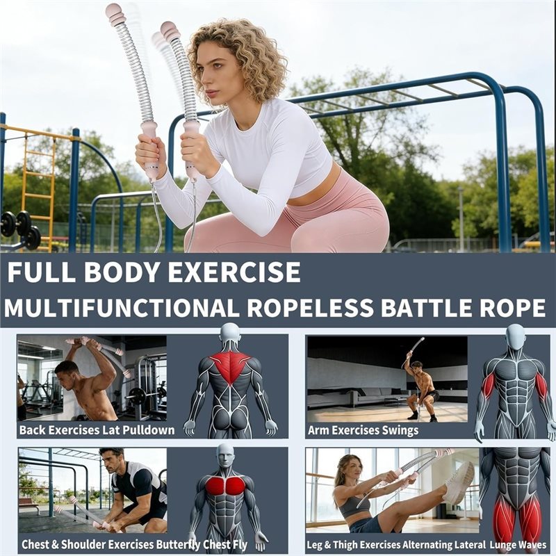 Dropship-Ropeless Battle Ropes - Battle Rope Heavy 评论和价格