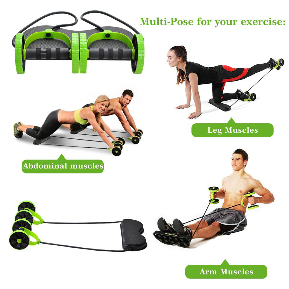 Abdominal Double Wheel Ab Roll - Home Gym Second 评论和价格