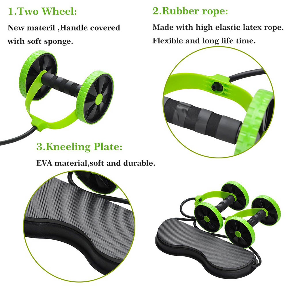 Abdominal Double Wheel Ab Roll - Home Gym Second 评论和价格