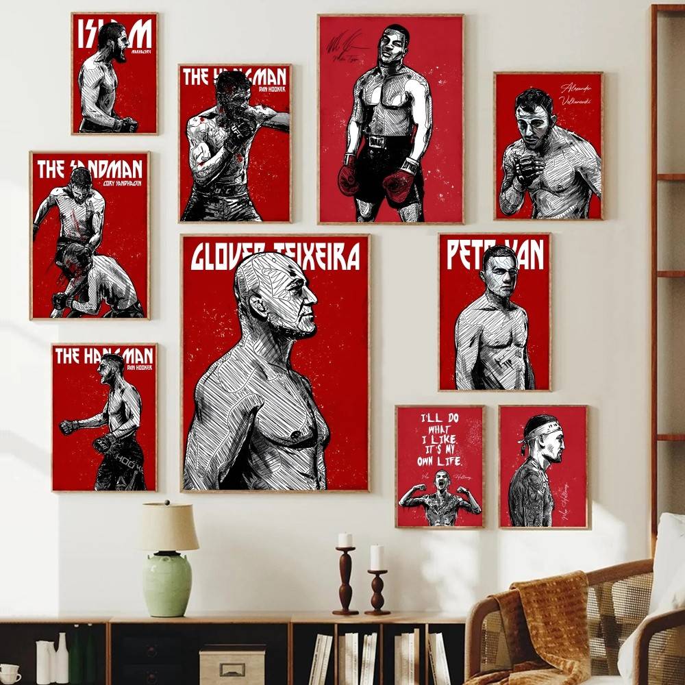 Combat Athlete Paper Poster Gr - Home Gym Wallpaper 评论和价格