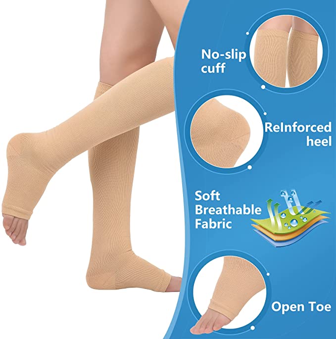Open Toe Knee High Calf Compre - Seated Calf Raise 评论和价格