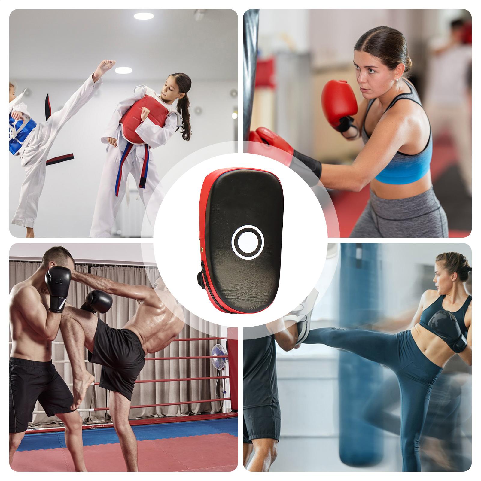 Boxing Pads PU Leather Curved  - Home Gym Women 评论和价格