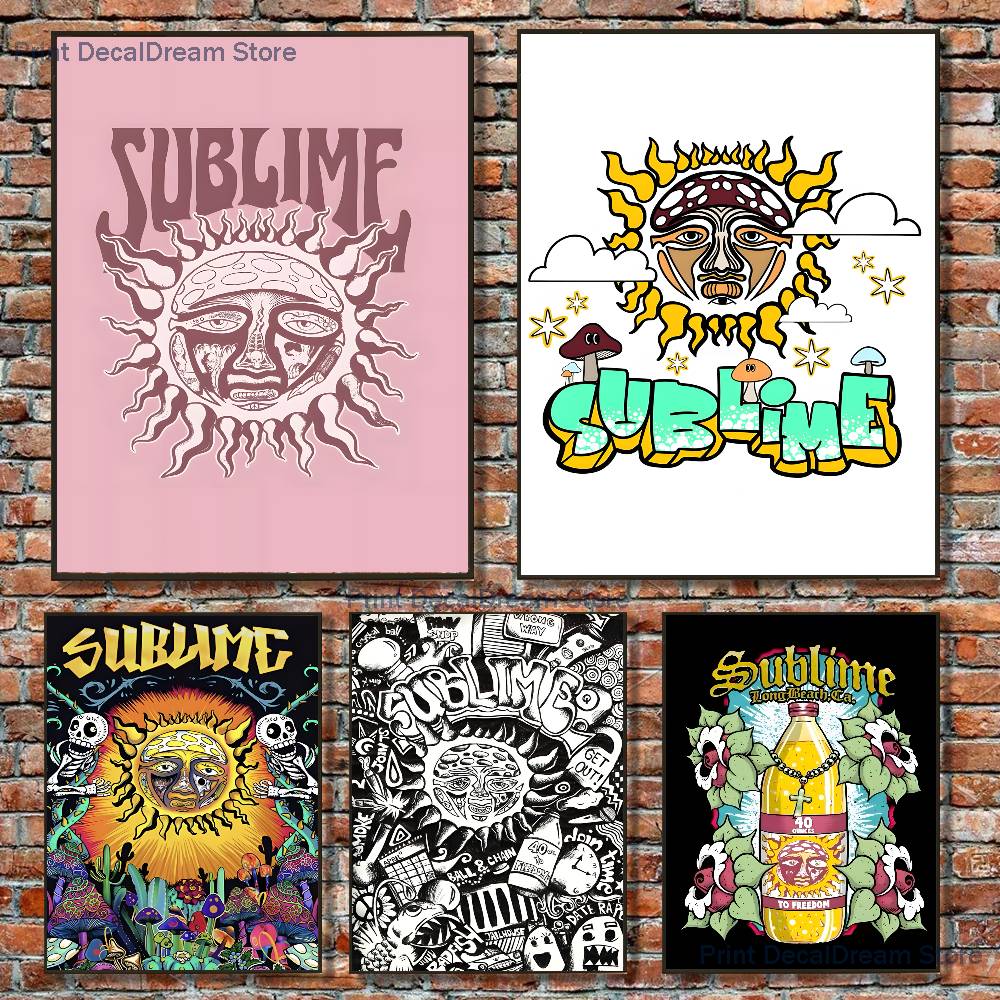 Band S-Sublime Poster Home Gym - Home Gym Wallpaper 评论和价格