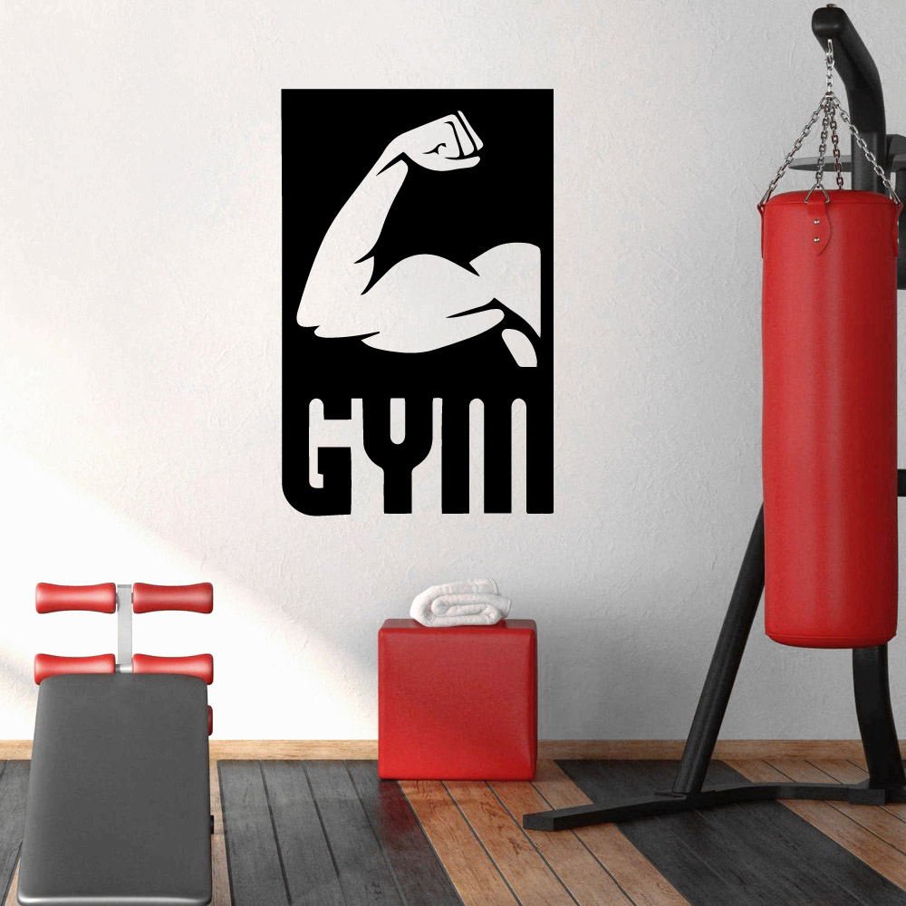 1 pc Colorful Fitness Pvc Wall - Home Gym Wallpaper 评论和价格