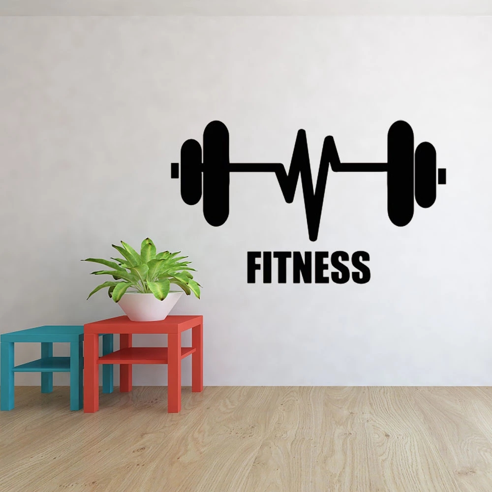 1 pc hot sale GYM culture Wall - Home Gym Wallpaper 评论和价格