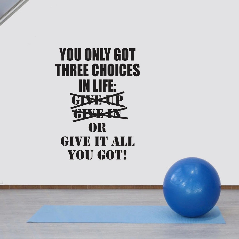 1 pc hot sale GYM culture Wall - Home Gym Wallpaper 评论和价格