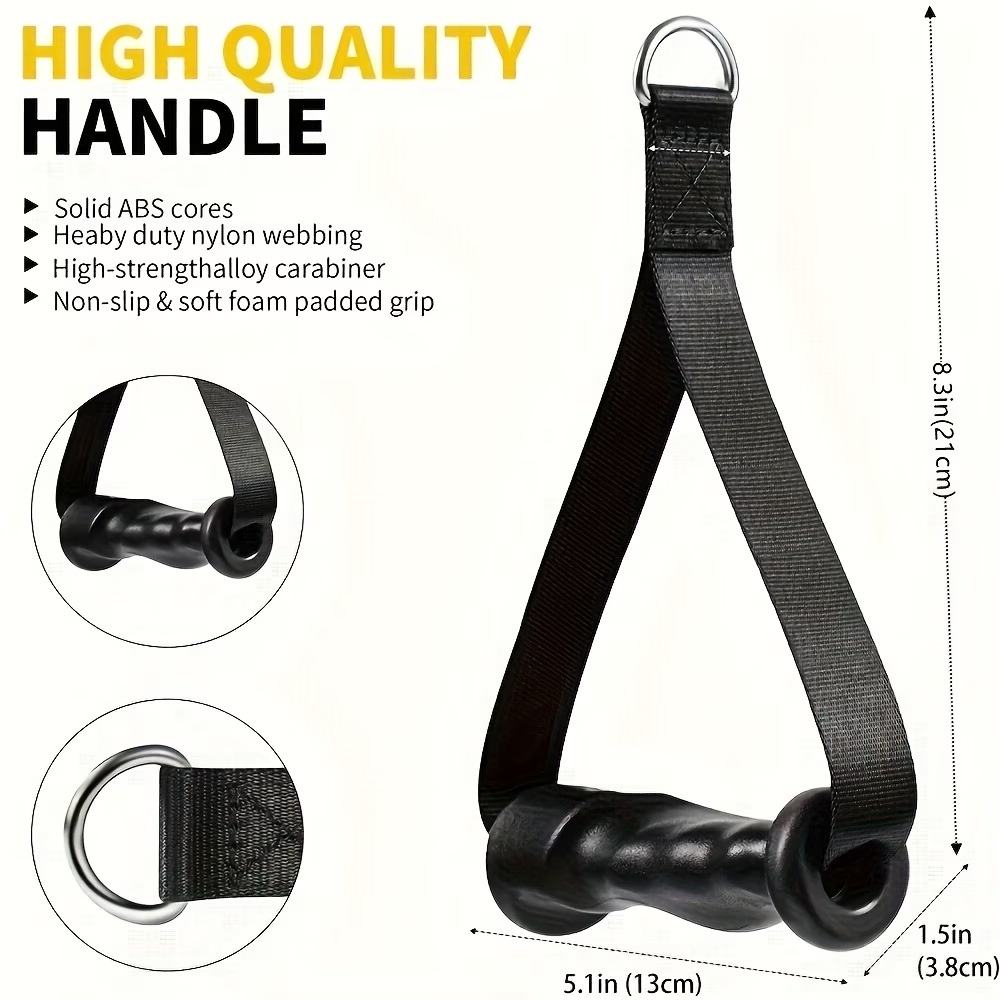 1Pair Ergonomic Exercise Handl - Lat Pulldown Cable 评论和价格
