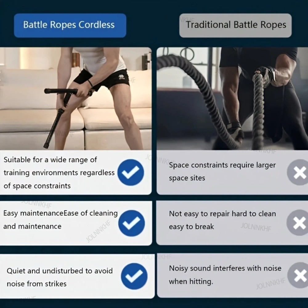 Heavy Duty Weighted Wireless B - Battle Rope Heavy 评论和价格