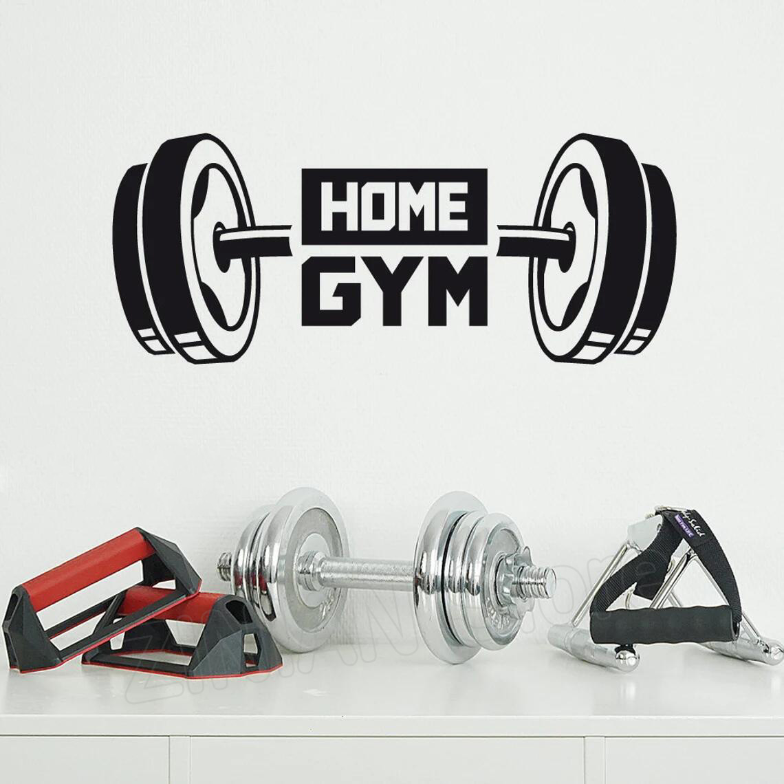 Fitness Home Gym Decor Wall St - Home Gym Aesthetic 评论和价格