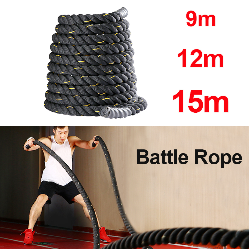 9M/12M/15M Fitness Battle Rope - Battle Rope Heavy 评论和价格